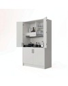Cucina a scomparsa completa di elettrodomestici Fold bianco 125