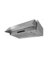 Samet, Cappa Aspirante da Incasso 60 cm Estraibile, con Luce LED e Potenza 300 m³/h, Colore Alluminio, 60x30x15 cm