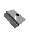 Samet, Cappa Aspirante da Incasso 60 cm Estraibile, con Luce LED e Potenza 300 m³/h, Colore Alluminio, 60x30x15 cm