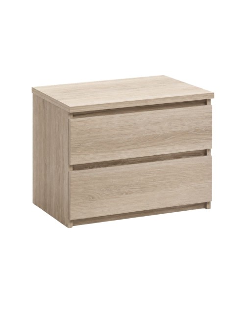 Comodino 2 cassetti olmo Manitoba