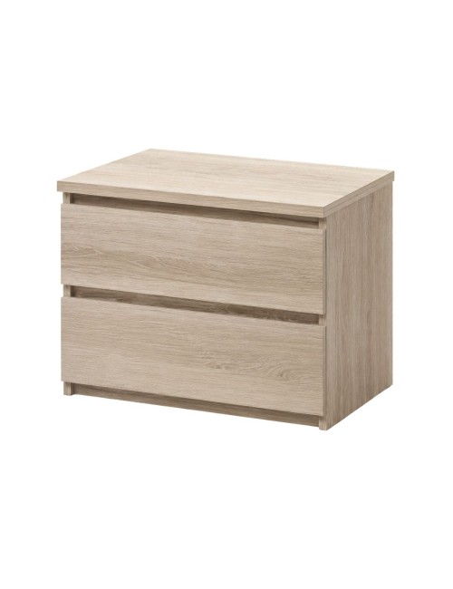 Comodino 2 cassetti olmo Manitoba