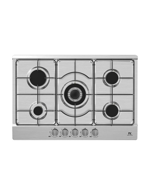 Piano cottura a gas Master Kitchen MKHG75EXS 5 fuochi 75 cm inox