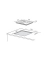 Piano cottura a gas Master Kitchen MKHG75EXS 5 fuochi 75 cm inox