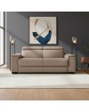 Divano letto colore marrone caribou Mercurio 3 posti 210x94x90H