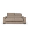Divano letto colore marrone caribou Mercurio 3 posti 210x94x90H