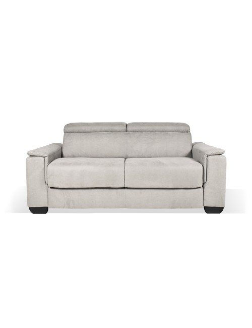 Divano letto colore grigio chiaro Mercurio 3 posti 210x94x90H