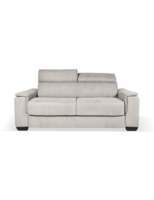 Divano letto colore grigio chiaro Mercurio 3 posti 210x94x90H