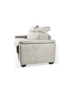 Divano letto colore grigio chiaro Mercurio 3 posti 210x94x90H