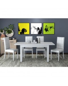 Tavolo Allungabile Firenze 120x80 Colore Bianco Frassinato Prezzo