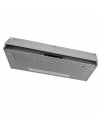 Samet, Cappa Aspirante da Incasso 90 cm Estraibile con Luce LED e Potenza 300 m³/h, Colore Alluminio, 90x30x15 cm