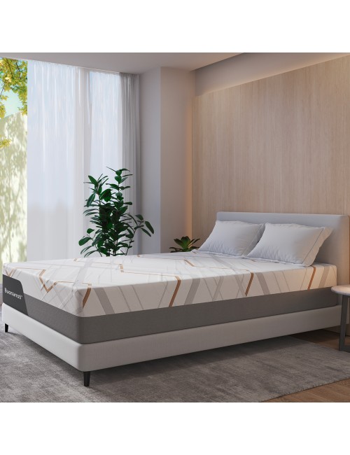 Materasso matrimoniale Corvo con Memory Foam, sfoderabile molle insacchettate 160x190x30 cm
