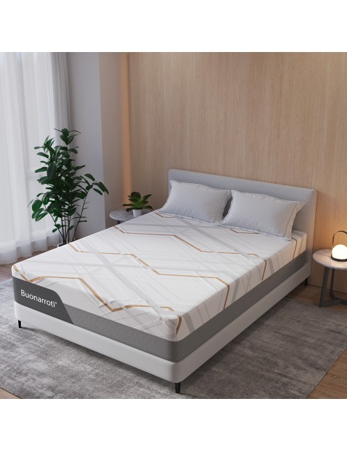 Materasso matrimoniale Corvo con Memory Foam, sfoderabile molle insacchettate 160x190x30 cm