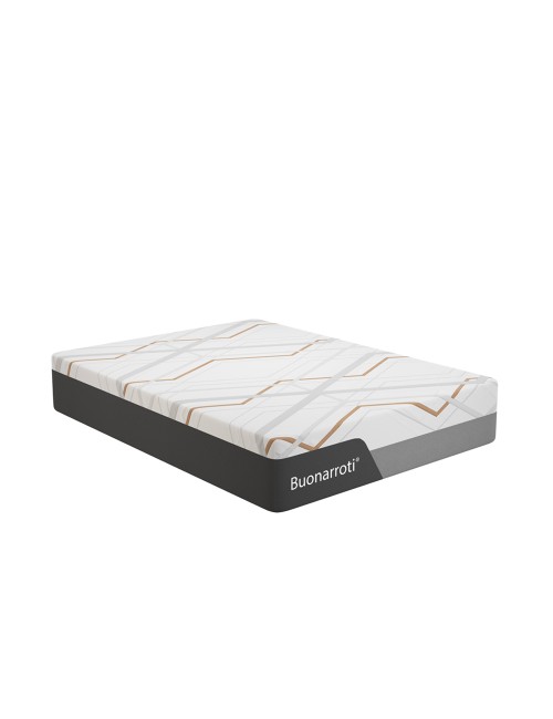 Materasso una piazza e mezza Corvo con Memory Foam, sfoderabile molle insacchettate 120x190x30 cm