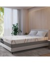 Materasso matrimoniale Corvo con Memory Foam, sfoderabile con molle insacchettate 160x200x30 cm