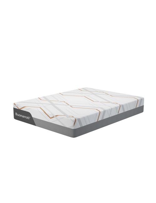 Materasso matrimoniale Corvo con Memory Foam, sfoderabile con molle insacchettate 160x200x30 cm