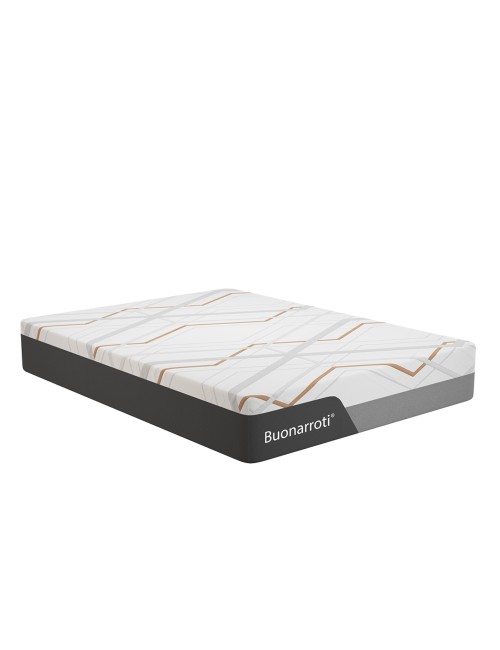 Materasso matrimoniale Corvo con Memory Foam, sfoderabile con molle insacchettate 160x200x30 cm