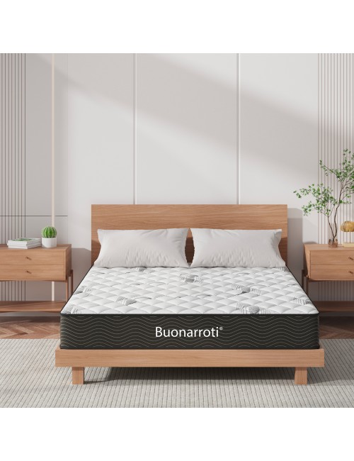 Materasso matrimoniale Tarico con molle insacchettate e strato in Memory Foam 160x190x22,3 cm
