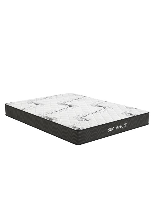 Materasso matrimoniale Tarico con molle insacchettate e strato in Memory Foam 160x190x22,3 cm