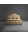 Letto matrimoniale con contenitore Savoia colore crema
