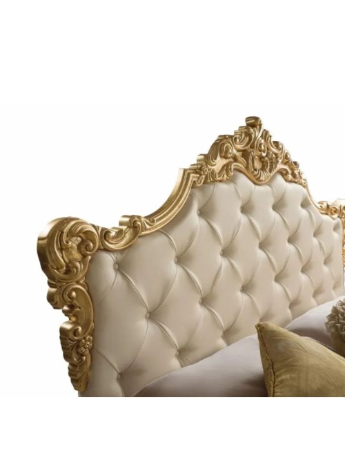 Letto Matrimoniale con Contenitore Savoia Colore Crema Prezzo