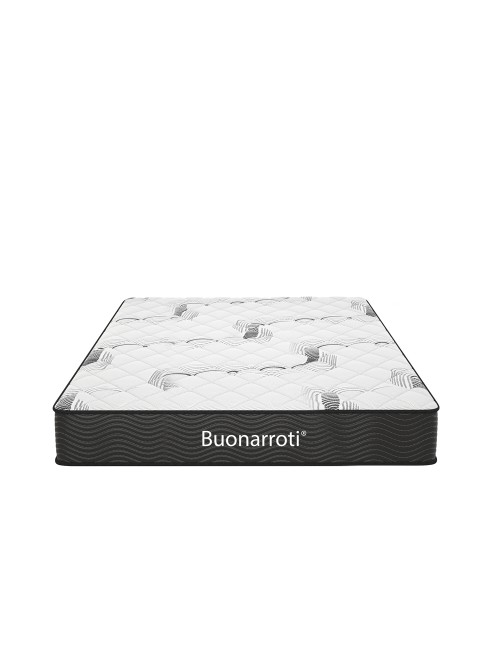 Materasso una piazza e mezza Tarico con molle insacchettate e strato in Memory Foam 120x190x22,3 cm