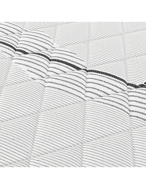 Materasso una piazza e mezza Tarico con molle insacchettate e strato in Memory Foam 120x190x22,3 cm