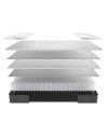 Materasso una piazza e mezza Tarico con molle insacchettate e strato in Memory Foam 120x190x22,3 cm