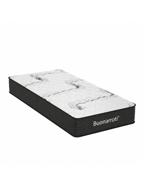 Materasso singolo Tarico con molle insacchettate e strato in Memory Foam 90x190x22,3 cm