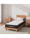 Materasso singolo Tarico con molle insacchettate e strato in Memory Foam 80x190x22,3 cm