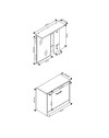 Mobile Ingresso Limone41A con Specchio, Appendiabiti e Scarpiera Beige