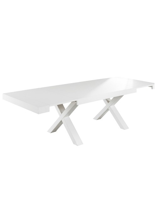 Tavolo allungabile Gondar 180x90 colore bianco frassinato