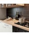 Cucina Completa Cuneo 180 cm con Elettrodomestici Inclusi – Rovere e Bianco Opaco