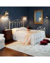 Letto Una Piazza e Mezza in Ferro Battuto Incanto Bianco Opaco – Stile e Comfort Made in Italy