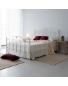 Letto Una Piazza e Mezza in Ferro Battuto Incanto Bianco Opaco – Stile e Comfort Made in Italy