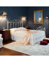 Letto Matrimoniale in Ferro Battuto Incanto Bianco Opaco – Eleganza Senza Tempo Made in Italy