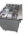 Cucina a gas Samet Stromboli 80x55 con forno e grill elettrici – Inox Classe A