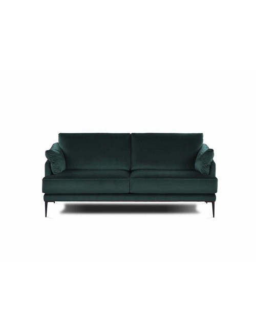 Piede in metallo per mobili e complementi d'arredo Ago17 nickel nero H 17cm.