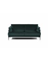 Piede in metallo per mobili e complementi d'arredo Ago17 nickel nero H 17cm.