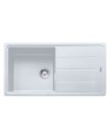 Lavello 1 vasca Franke Boston BFG61197 gocciolatoio reversibile 97x50 cm. bianco