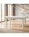 Tavolo allungabile Ligure 180 cm. colore laccato bianco opaco