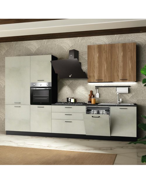 Cucina Completa Micol Sinistra 345 – Design Moderno e Funzionalità in un Unico Spazio