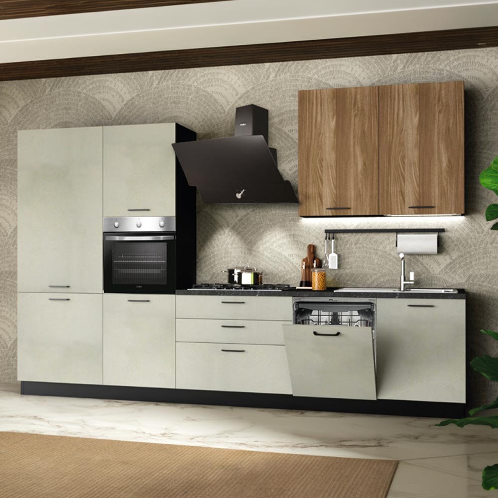 Cucina Completa Micol Sinistra 345 – Design Moderno e Funzionalità in un Unico Spazio