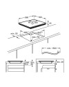Piano cottura induzione Electrolux CIL61443C 4 zone 60 cm con tecnologia Hob2Hood® nero