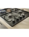 Piano cottura a gas Candy CHW6LBB 4 zone manopole laterali nero