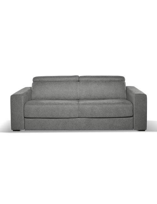 Divano letto 3 posti Crien tessuto Luna24 grigio elephant