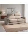 Divano letto 3 posti Crien tessuto Roma03 lino 205 cm