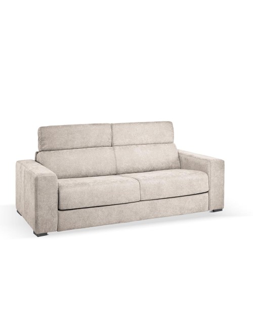 Divano letto 3 posti Crien tessuto Roma03 lino 205 cm