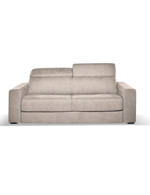 Divano letto 3 posti Crien tessuto Roma03 lino 205 cm