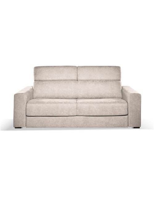 Divano letto 3 posti Crien tessuto Roma03 lino 205 cm