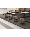 Piano cottura a gas Candy CHW6BR4WGTGH 4 zone fornello a doppia corona antracite